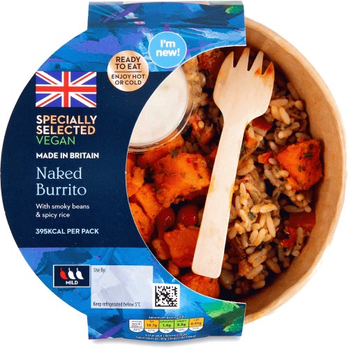 Specially Selected Naked Burrito With Smoky Beans Spicy Rice 270g