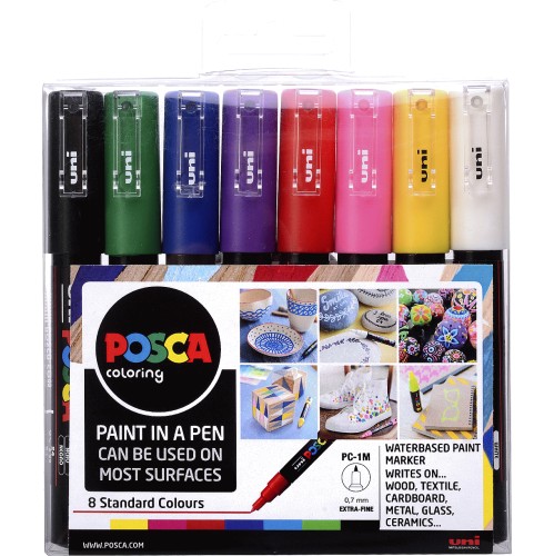 Posca PC-3M Fine White Paint Marker