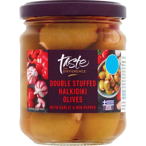 Sainsbury's Garlic Stuffed Halkidiki Olives (300g) Compare Prices