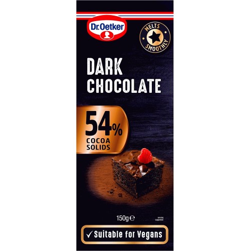 Dr. Oetker Dark 54% Chocolate Bar