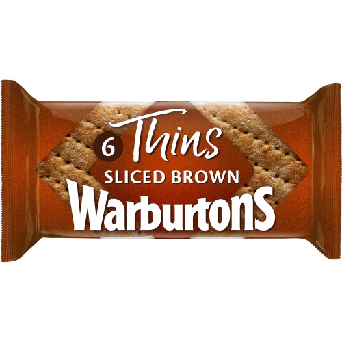 Warburtons Brown Sandwich Thins (6)