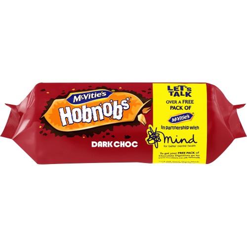 Mcvities Dark Chocolate Hobnob (262g) Compare Prices & Where To Buy