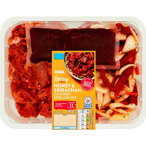 ASDA Spicy Honey & Sriracha Chicken StirFry Kit (700g) Compare