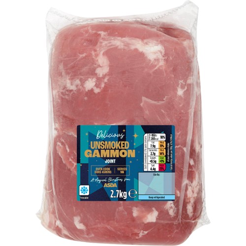 ASDA Butcher's Selection Unsmoked Gammon Joint (2.7kg) Compare Prices & Where To Buy Trolley