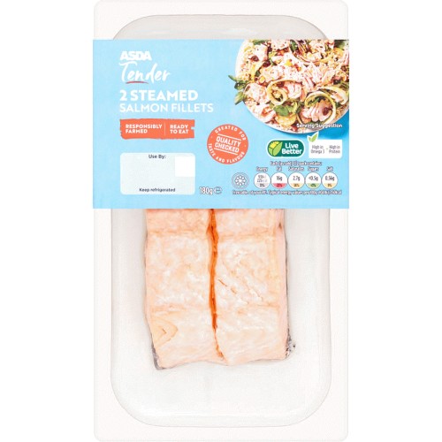 ASDA Tender 2 Steamed Salmon Fillets (180g) Compare Prices & Where To