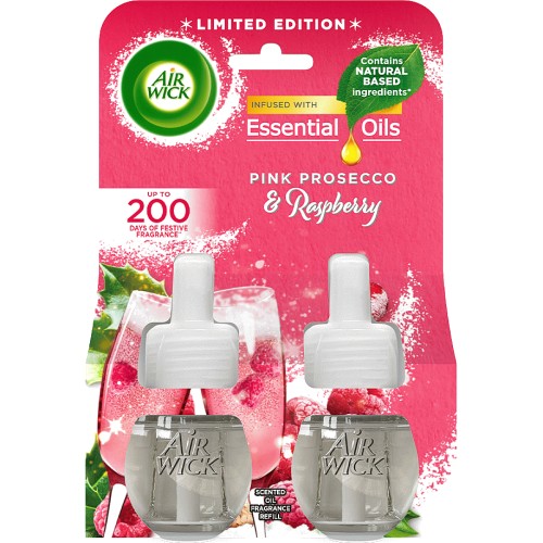 Air Wick Pink Prosecco and Raspberry Liquid Electrical Twin Refill Compare Prices & Where To