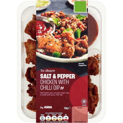 ASDA Spicy Salt & Chilli Pepper Chicken Thighs (450g) Compare Prices