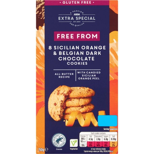 ASDA Extra Special Free From 8 Belgian White Chocolate & Sicilian Lemon