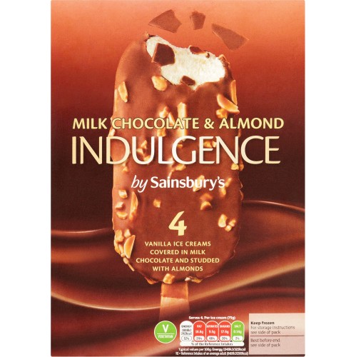 Indulgence Ice Cream Almond Chocolate