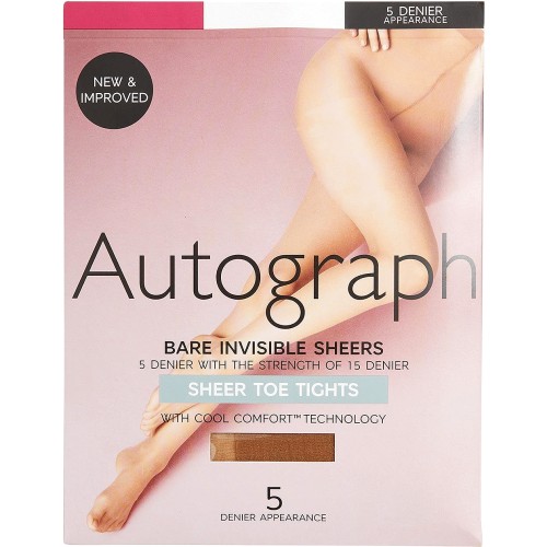 M S 5 Denier Bare Invisible Sheer Toe Tights Medium Rich Amber Compare Prices Where To Buy Trolley