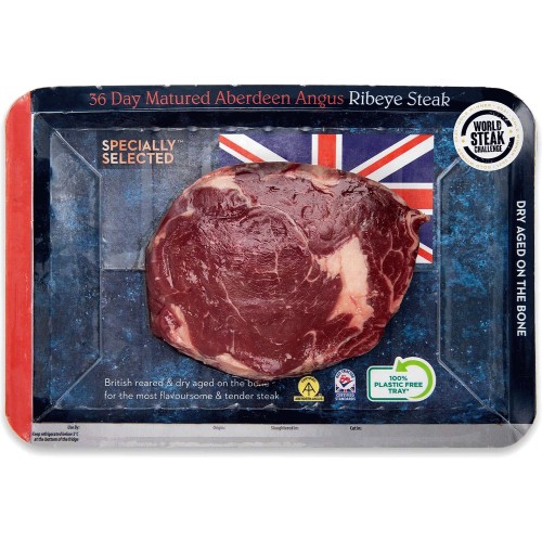 Specially Selected Aberdeen Angus Ribeye Steak (227g) Compare Prices