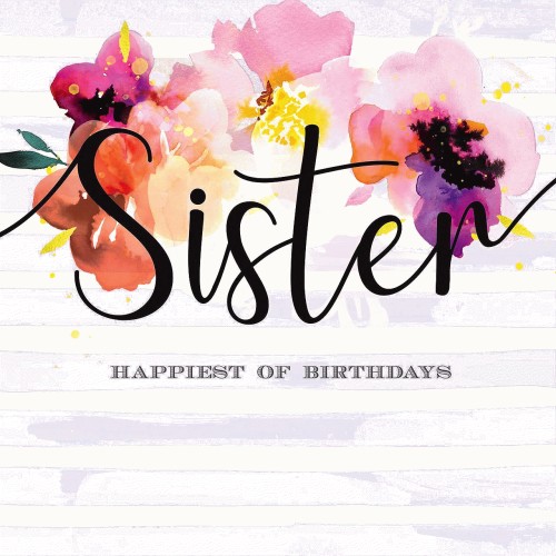 Happiest Sister Birthday Card