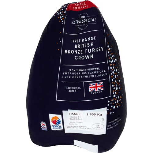 ASDA Extra Special Small Free Range British Bronze Turkey Crown (1.3kg