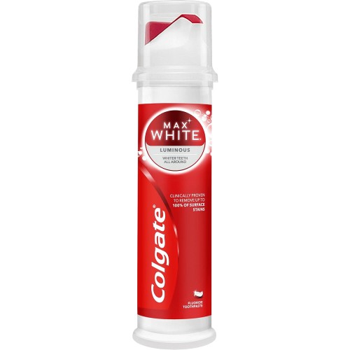 Max White Luminous Whitening Toothpaste Pump