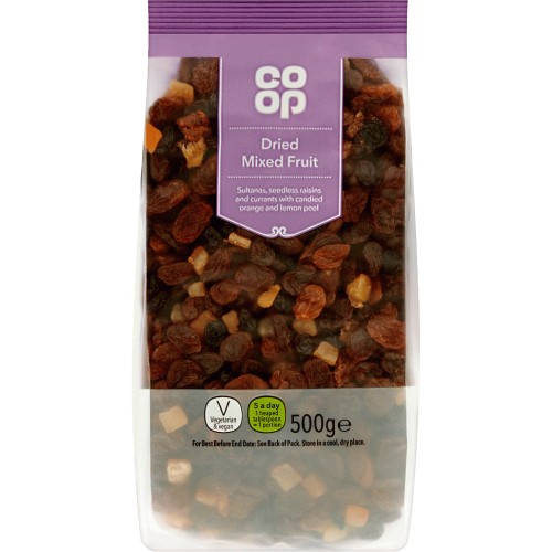 Coop Dried Mixed Fruit (500g) Compare Prices & Where To Buy