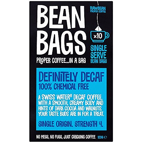 Definitely Decaf 10 Coffee Bean Bags