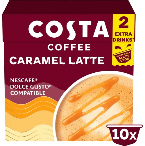 STARBUCKS Capsules de café au lait compatibles Dolce Gusto 12 capsules  121.2g pas cher 