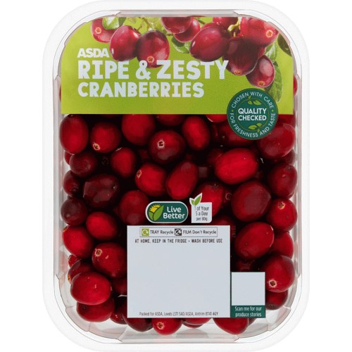ASDA Ripe & Zesty Cranberries (300g) Compare Prices & Where To Buy