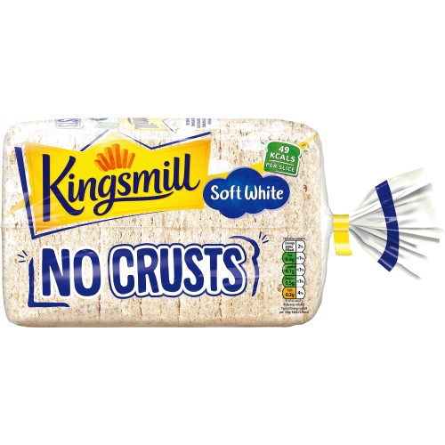 Kingsmill No Crusts Soft White Bread (400g)