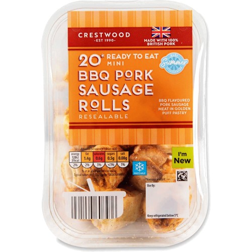 ASDA 20 Sharing Pork & Cranberry Sausage Rolls (200g) Compare Prices