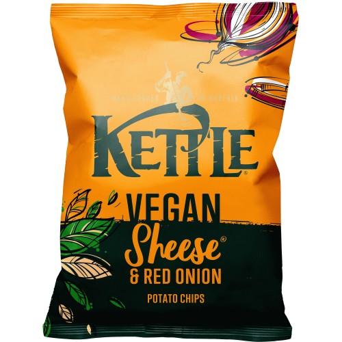 Kettle Chips Vegan Sheese & Red Onion Sharing (130g) Compare Prices
