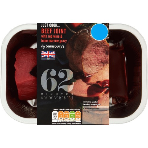 Sainsbury's Just Cook British Beef Joint with a Red Wine & Bone Marrow