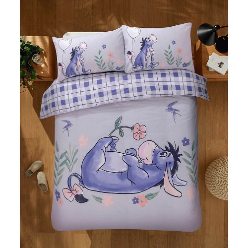 George Home Disney Eeyore Floral Reversible Duvet Set Double Compare Prices Where To Buy Trolley