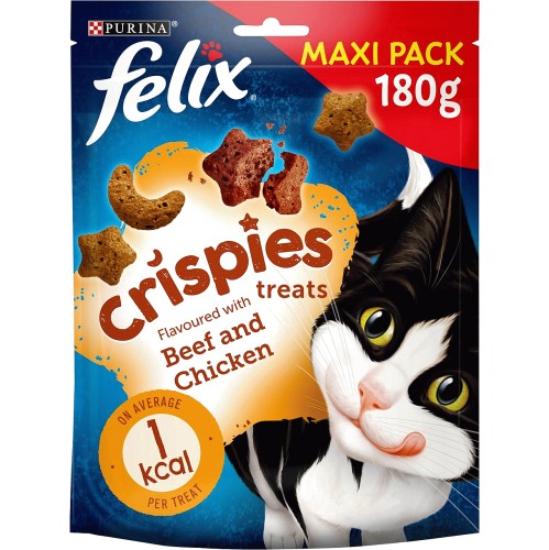 Felix Crispies Cat Treats Beef & Chicken