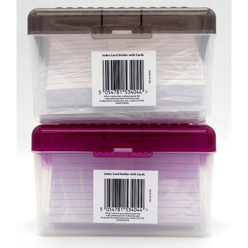 ASDA Index Card Box (Colour May Vary) Compare Prices & Where To Buy