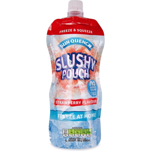 Sun Quench Strawberry Flavour Slushy Pouch (250ml) - Compare Prices ...
