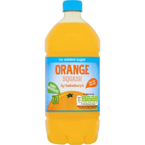 Robinsons Double Strength Orange No Added Sugar Fruit Squash 1.75 L (1.