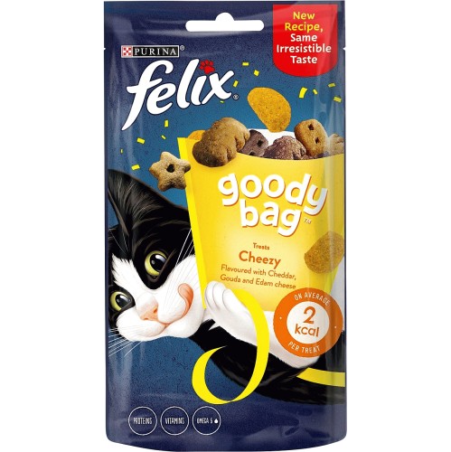 Goody Bag Cat Treats Cheezy Mix