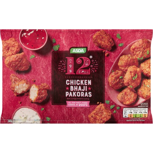 ASDA 12 Chicken Bhaji Pakoras (240g) Compare Prices & Where To Buy