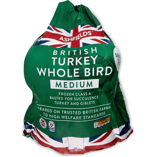 Sainsbury's Large Whole Basted British Frozen Turkey 5.3kg-6.9kg