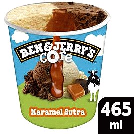 Ben & Jerry's Karamel Sutra Core Caramel Ice Cream Tub (465ml
