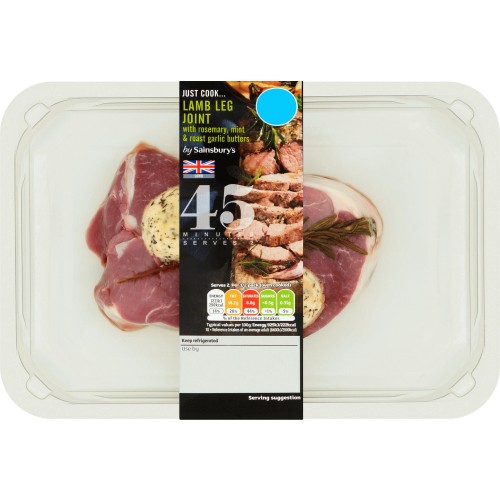 Sainsbury's Just Cook British Lamb Leg Joint with Rosemary Mint