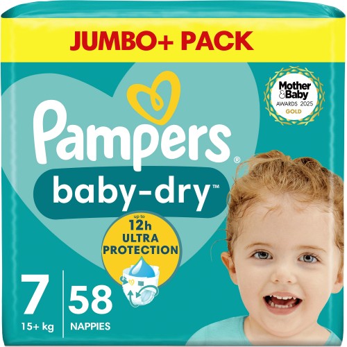 Pampers Baby-Dry Size 7 Nappies (30 x 15kg) - Compare Prices & Where To Buy  