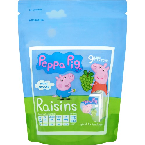 Peppa Pig Mini Snack Raisins