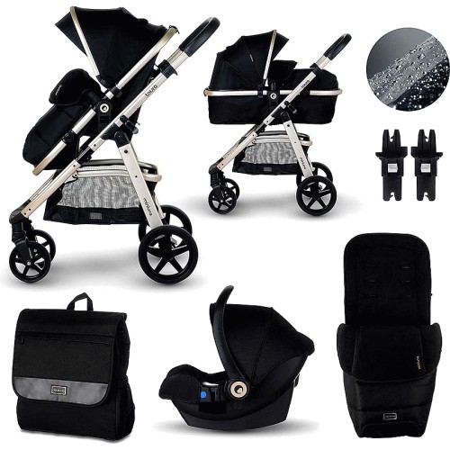 Miniuno Toura 3 in 1 Travel System Special Edition Frosted Gold Black
