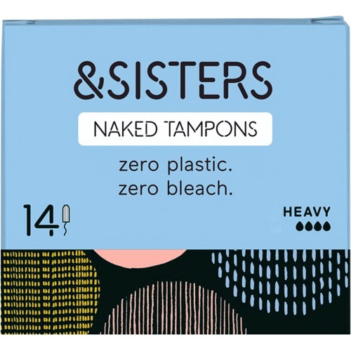 &SISTERS by Mooncup Gynaecologist Approved NonApplicator Tampons Heavy