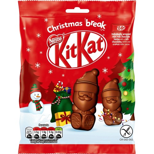 M&M's Milk Chocolate Christmas Santa Shape with Mini Chocolate 100g