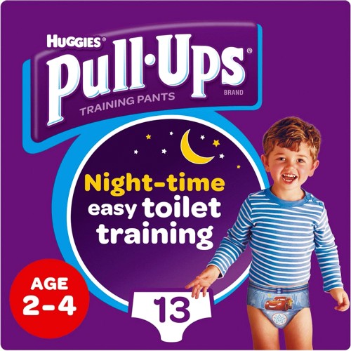 Huggies Pull Ups Night Time Boys 2-4 Years Potty Training Pants