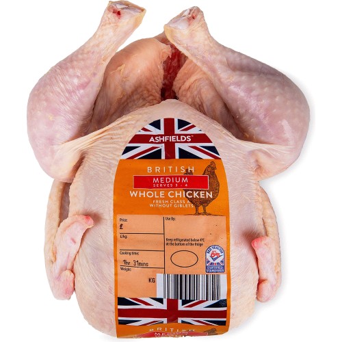 100% British Medium Whole Chicken