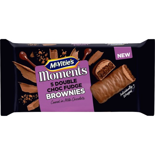 McVitie's Moments 5 Double Choc Fudge Brownie
