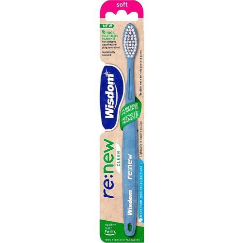 Wisdom Re:new Clean Toothbrush Soft Single Pack - Compare Prices ...