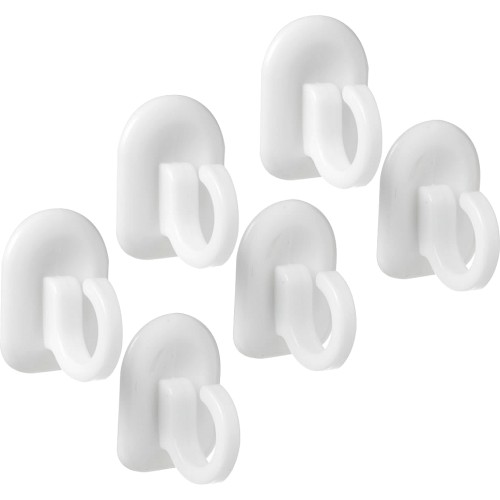 Wilko White Small Self Adhesive Hooks (6) - Compare Prices & Where To Buy 