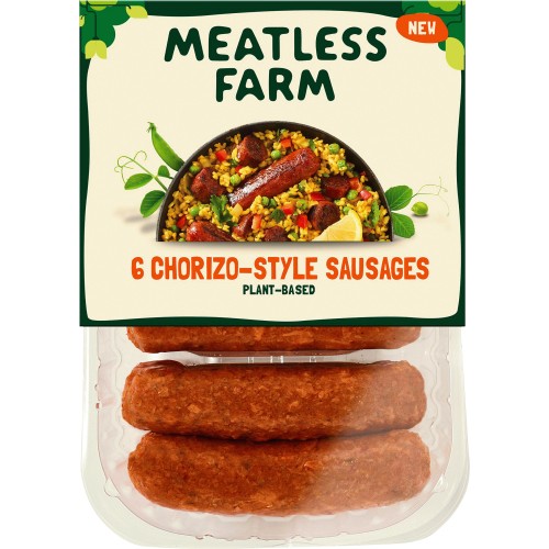 Meatless Farm Plant-Based Chorizo Style Sausage (300g) - Compare Prices