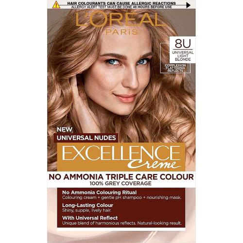 L'Oreal Paris Excellence Creme Universal Nudes 8U Blonde Hair Dye - Compare  Prices & Where To Buy 