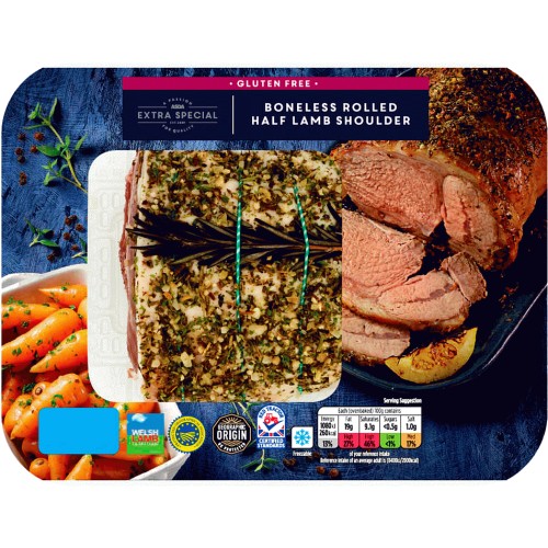 ASDA Extra Special Boneless Rolled Half Lamb Shoulder with a Hint of