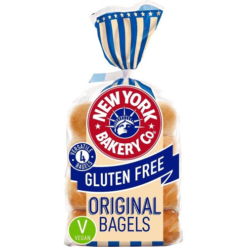 New York Bakery Co 4 Gluten Free Original Bagels (4)